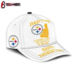 Custom Name Pittsburgh Steelers Father's Arms Father's Day Classic Baseball Cap