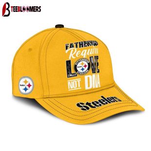 Custom Name Pittsburgh Steelers STEP FATHER Classic Baseball Cap Gift For Father's Day
