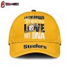 Custom Name Pittsburgh Steelers STEP FATHER Classic Baseball Cap Gift For Father's Day