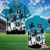 Custom Name Port Adelaide AFL Tree Pattern Hawaiian Shirts