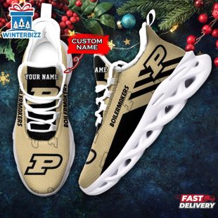 Custom Name Purdue Boilermakers Team Max Soul Shoes For Fans