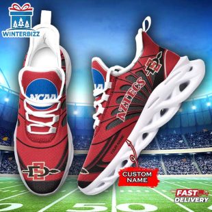 Custom Name San Diego State Aztecs Team Sport Max Soul Shoes For Fans