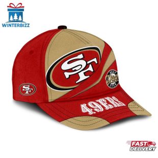 Custom Name San Francisco 49ers Classic Baseball Cap Gift For Father's Day