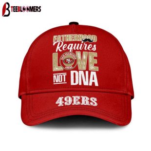 Custom Name San Francisco 49ers STEP FATHER Classic Baseball Cap Gift For Father's Day