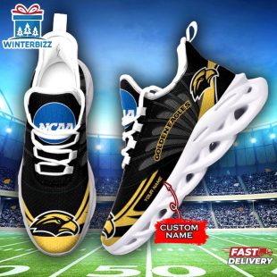 Custom Name Southern Miss Golden Eagles Team Sport Max Soul Shoes For Fans