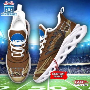 Custom Name Western Michigan Broncos Team Sport Max Soul Shoes For Fans