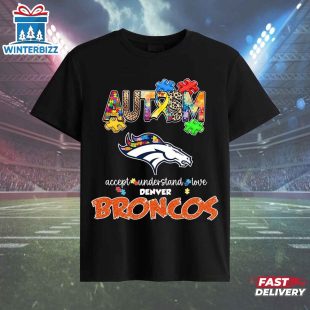Denver Broncos Autism Classic Unisex T-Shirt