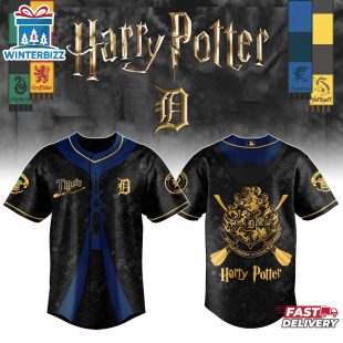 Detroit Tigers MLB x Harry Potter Night Baseball Jerseys For Fan