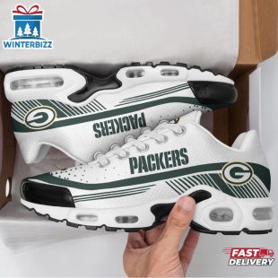 Green Bay Packers Stripe Pattern Air Max Plus Shoes