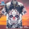Houston Texans NFL Flower Skull Hawaiian Shirt For Fans