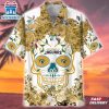 Jacksonville Jaguars NFL Flower Skull Hawaiian Shirt For Fans