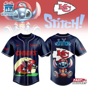 Kansas City Chiefs NFL x Stitch Baseball Jersey For Fan