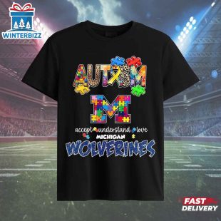 Michigan Wolverines Autism Classic Unisex T-Shirt
