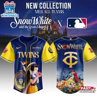 Minnesota Twins MLB x Snow White Baseball Jersey Shirt