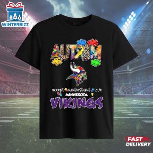 Minnesota Vikings Autism Classic Unisex T-Shirt