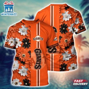 MLB San Francisco Giants Blossom Bloom 3D T-Shirt For Fans