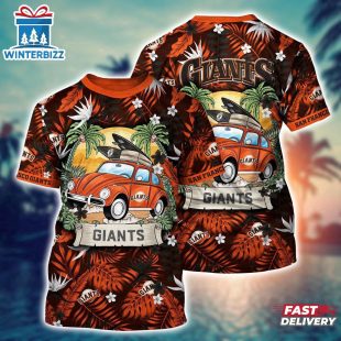 MLB San Francisco Giants Fusion Elegance 3D T-Shirt For Fans
