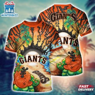 MLB San Francisco Giants Masterpiece Parade 3D T-Shirt For Fans