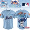 New York Mets MLB x Lilo & Stitch Baseball Jersey For Fan
