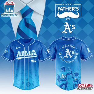 Oakland Athletics MLB x Father's Day Baseball Jersey Shirts Gift For Fan