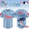 Philadelphia Phillies MLB x Lilo & Stitch Baseball Jersey For Fan