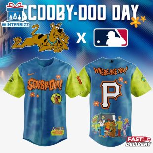 Pittsburgh Pirates MLB x Scooby Doo Cartoon Baseball Jersey Shirt
