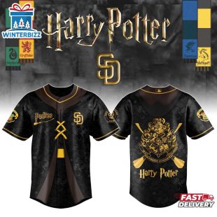 San Diego Padres MLB x Harry Potter Night Baseball Jerseys For Fan