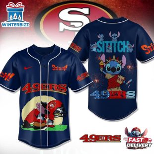 San Francisco 49ers NFL x Stitch Baseball Jersey For Fan