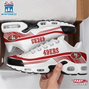 San Francisco 49ers Stripe Pattern Air Max Plus Shoes
