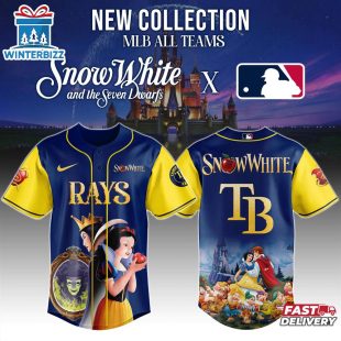 Tampa Bay Rays MLB x Snow White Baseball Jersey Shirt