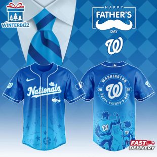 Washington Nationals MLB x Father's Day Baseball Jersey Shirts Gift For Fan