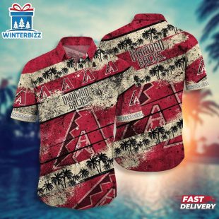 Arizona Diamondbacks Desert Blaze Summer Hawaiian Shirt