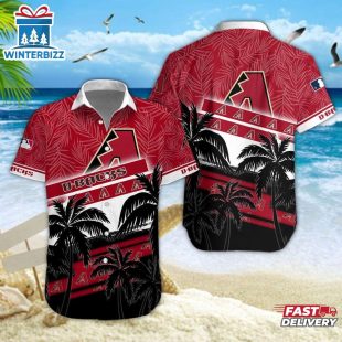 Arizona Diamondbacks Sunset Horizon Summer Hawaiian Shirt
