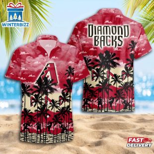 Arizona Diamondbacks Sunset Oasis Summer Hawaiian Shirt