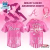 Atlanta Braves MLB X Breast Cancer Awareness Month Baseball Jerseys