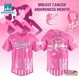 Baltimore Orioles MLB X Breast Cancer Awareness Month Baseball Jerseys