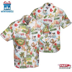 Boston Red Sox Island Paradise Summer Hawaiian Shirt