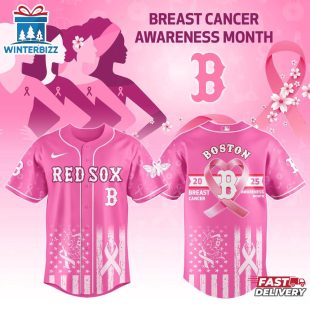 Boston Red Sox MLB X Breast Cancer Awareness Month Baseball Jerseys