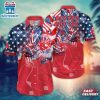 Boston Red Sox Patriotic Fireworks Celebration Summer Hawaiian Shirt