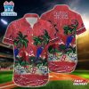 Boston Red Sox Tropical Parrot Paradise Summer Hawaiian Shirt
