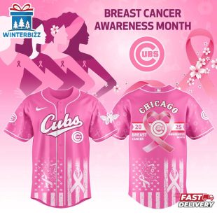 Chicago Cubs MLB X Breast Cancer Awareness Month Baseball Jerseys