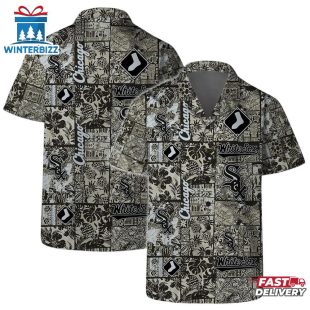 Chicago White Sox Logo Vintage Floral Pattern Summer Hawaiian Shirt