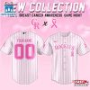 Custom Name And Number Colorado Rockies MLB X Breast Cancer Awareness Month Baseball Jersey For Fans