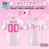 Custom Name And Number Detroit Tigers MLB X Breast Cancer Awareness Month Baseball Jersey For Fans
