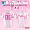Custom Name And Number Philadelphia Phillies MLB X Breast Cancer Awareness Month Baseball Jersey For Fans