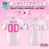 Custom Name And Number Toronto Blue Jays MLB X Breast Cancer Awareness Month Baseball Jersey For Fans