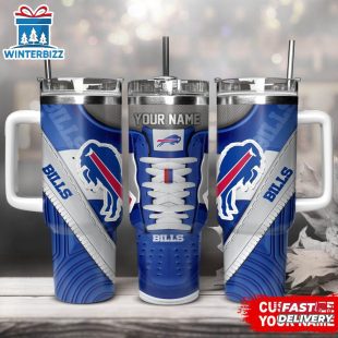 Custom Name Buffalo Bills Sport Stainless Steel Tumbler 40Oz With Handle