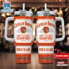 Custom Name Cleveland Browns NFL Stainless Steel Tumbler 40Oz With Handle