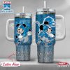 Custom Name Detroit Lions NFL Mickey Mouse Stainless Steel Tumbler 40Oz With Handle