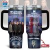 Custom Name Eagles Band Tumbler 40Oz Handle For Fans